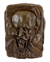 Bronze-Relief - Bildnis des Vaters (1912) - Otto Gutfreund