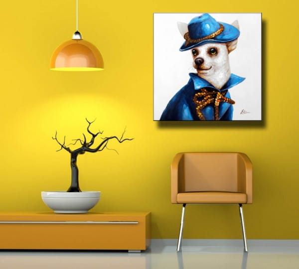 Gentlemans Dog – Hundebild – Martin Klein – Hunde Gemälde