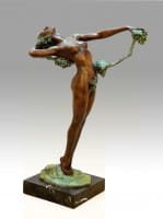 Großbronze - Akt Skulptur - The Vine - Harriet Frishmuth - 1921
